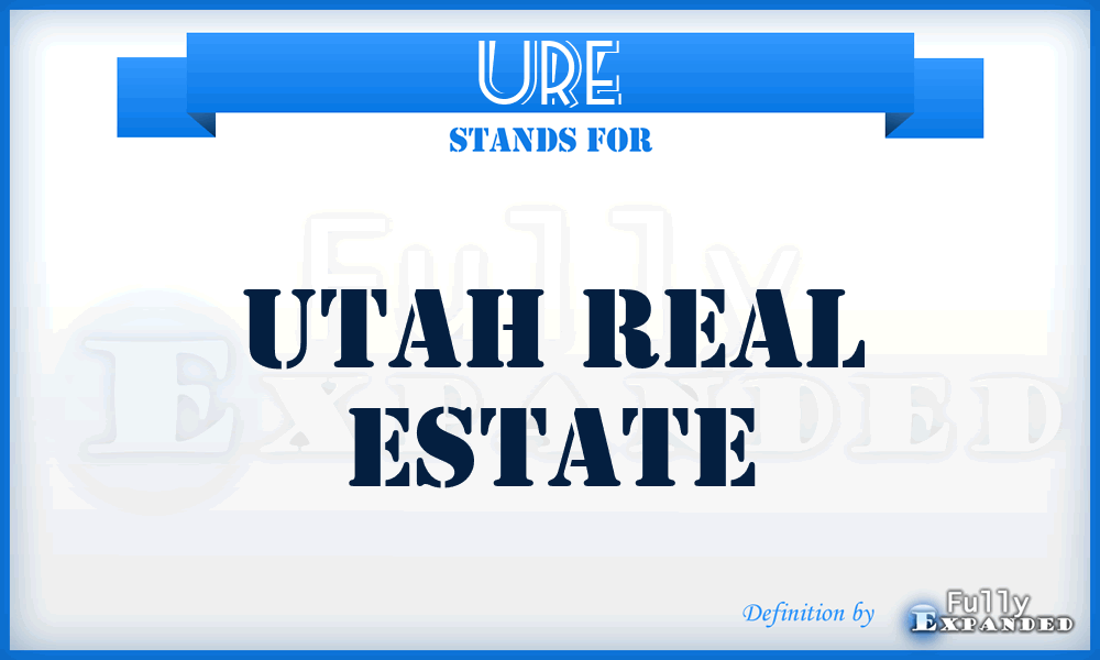 URE - Utah Real Estate