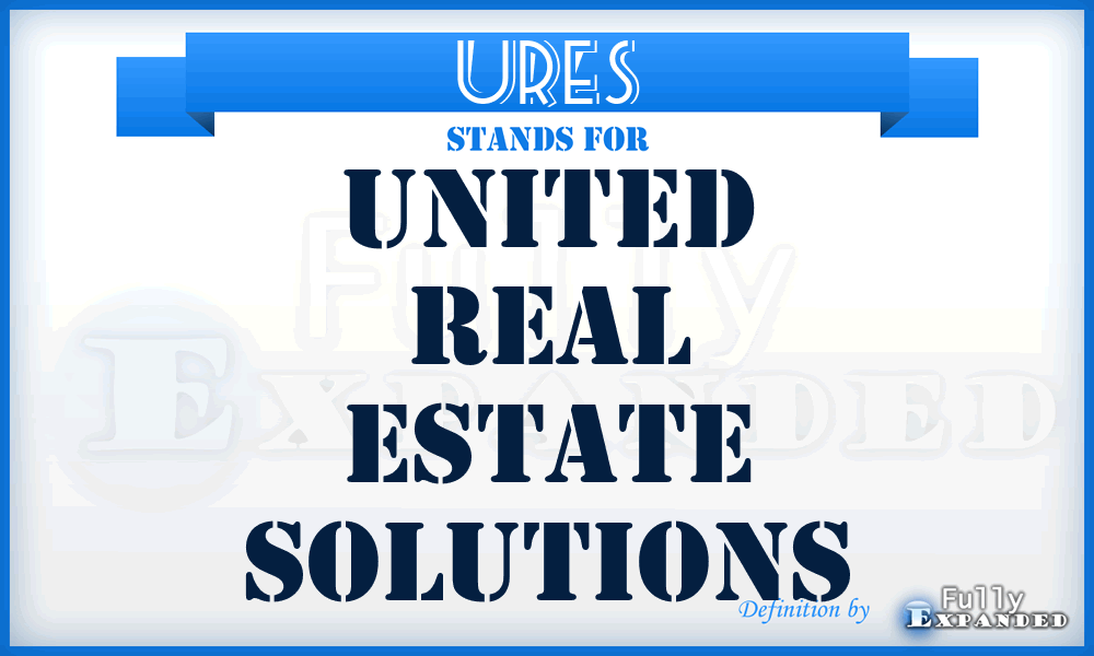 URES - United Real Estate Solutions