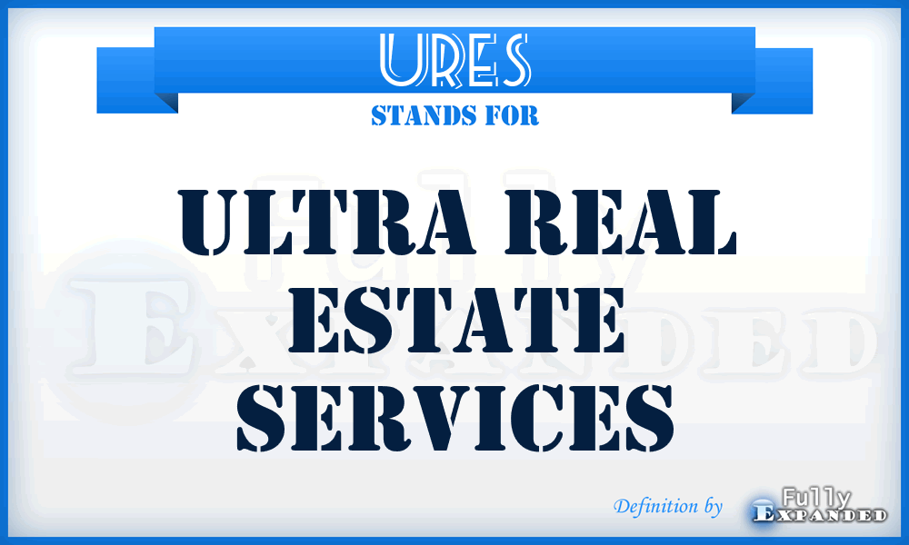 URES - Ultra Real Estate Services