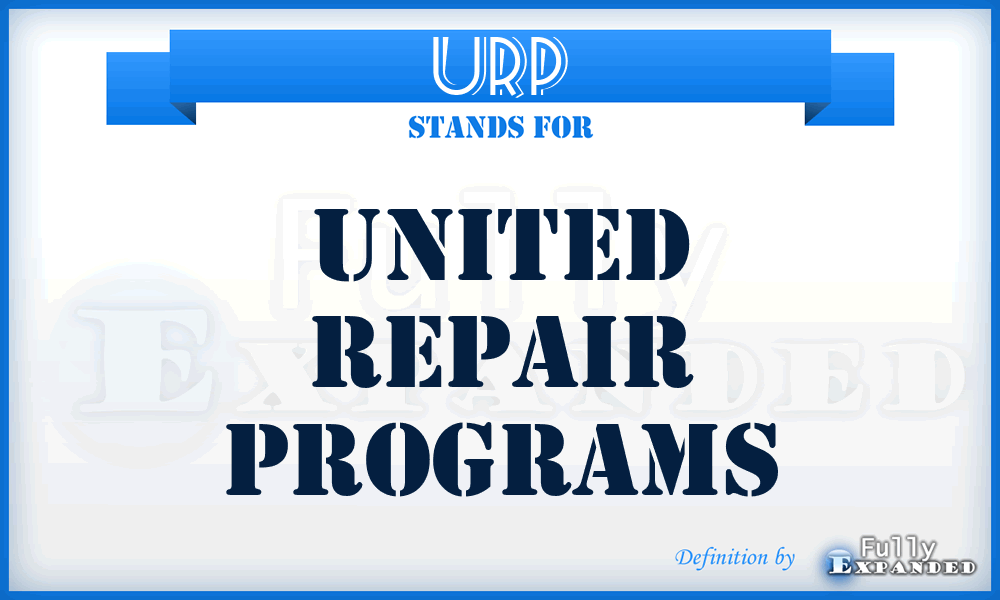 URP - United Repair Programs