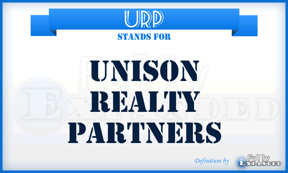 URP - Unison Realty Partners