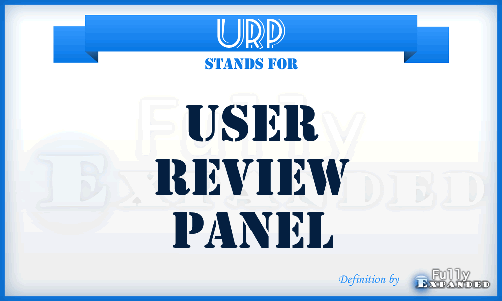 URP - User Review Panel