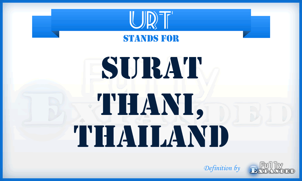 URT - Surat Thani, Thailand