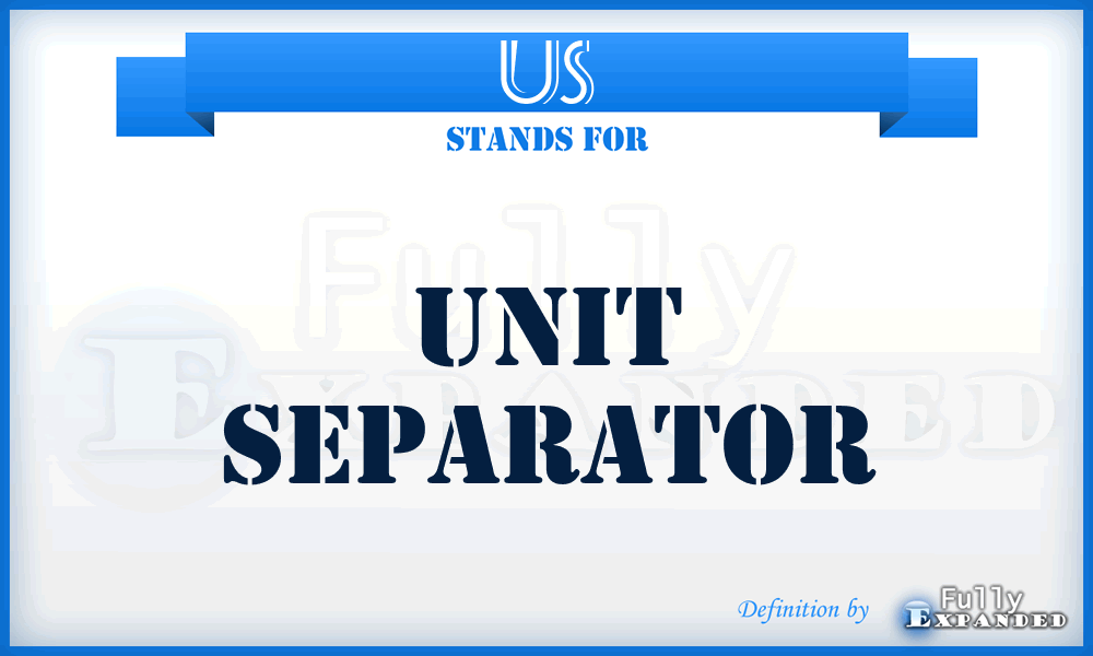 US - Unit Separator