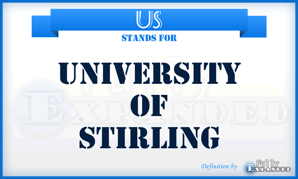 US - University of Stirling