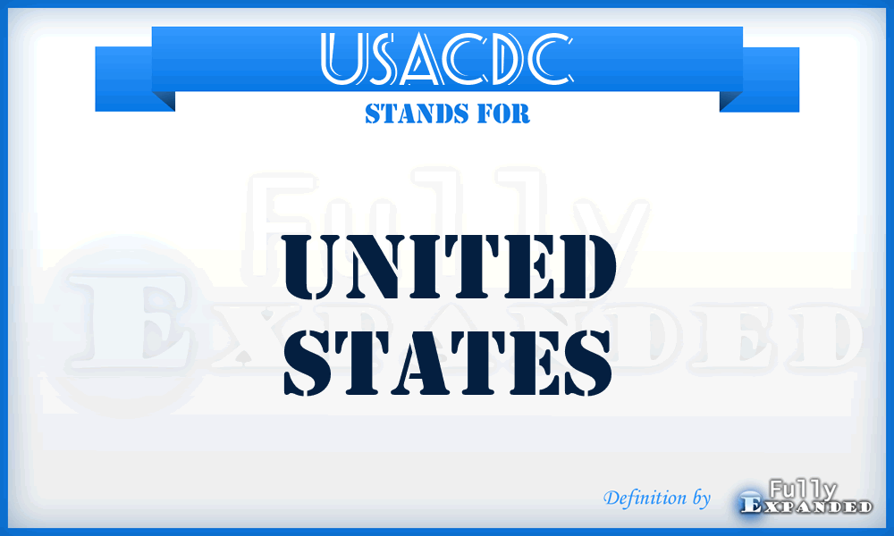 USACDC - United States