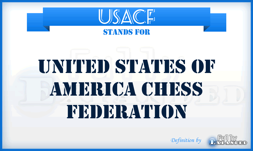 USACF - United States of America Chess Federation