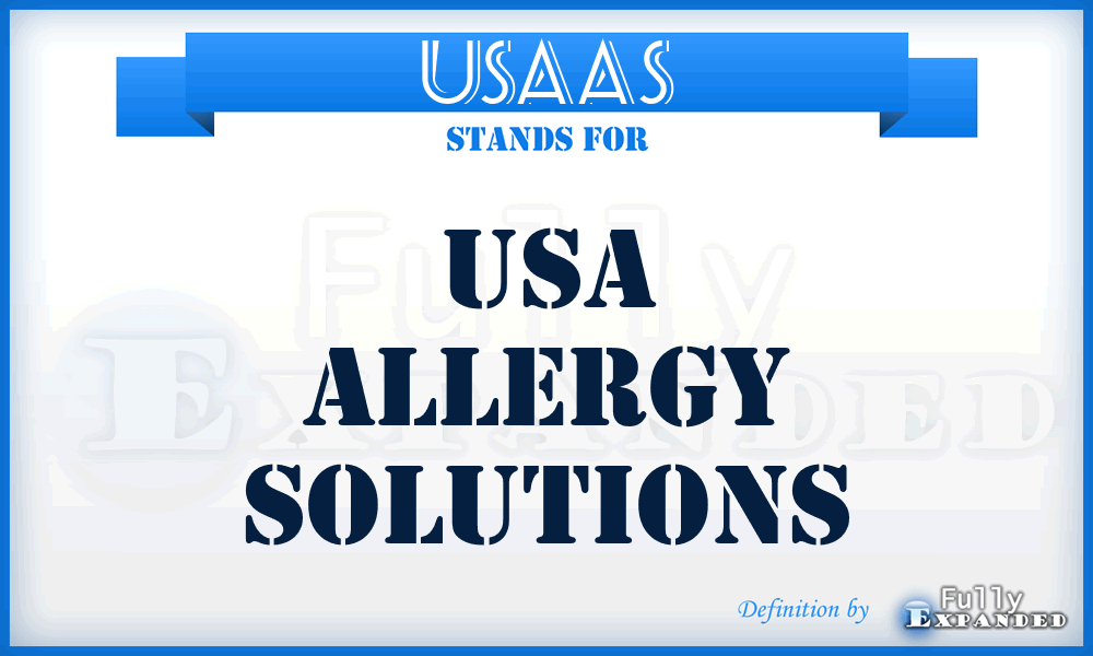 USAAS - USA Allergy Solutions