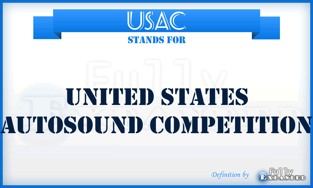 USAC - United States Autosound Competition