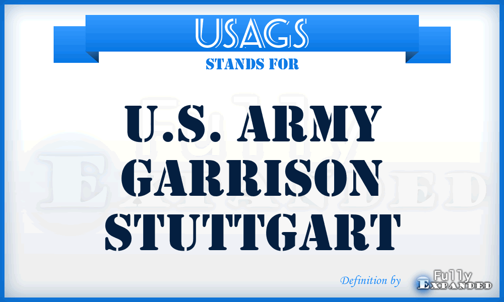 USAGS - U.S. Army Garrison Stuttgart