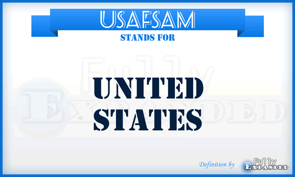 USAFSAM - United States