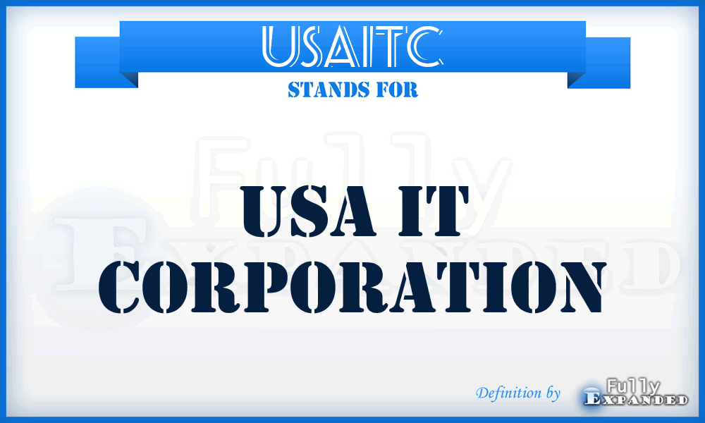 USAITC - USA IT Corporation
