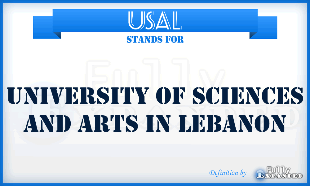 USAL - University of Sciences and Arts in Lebanon