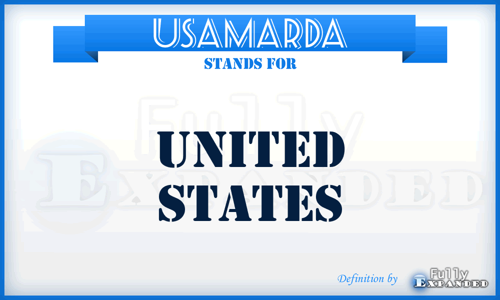 USAMARDA - United States
