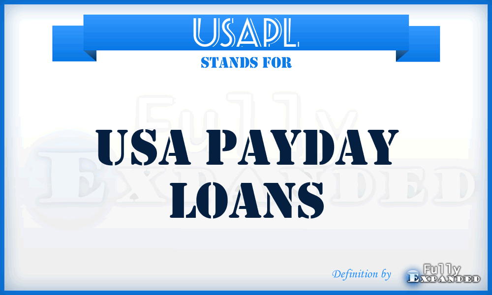 USAPL - USA Payday Loans