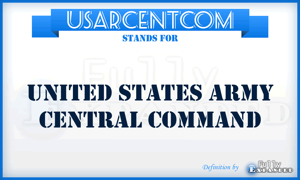 USARCENTCOM - United States Army Central Command