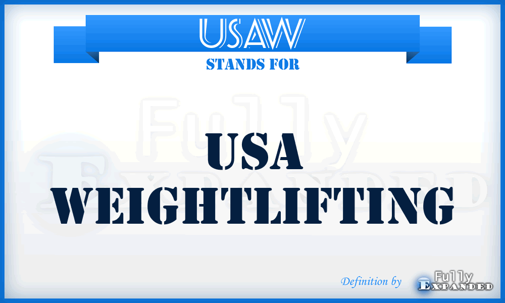 USAW - USA Weightlifting