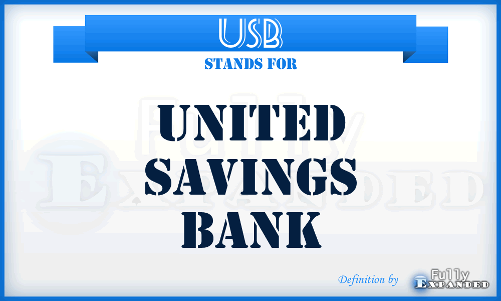 USB - United Savings Bank