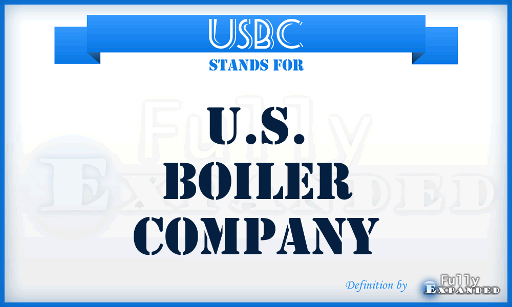 USBC - U.S. Boiler Company
