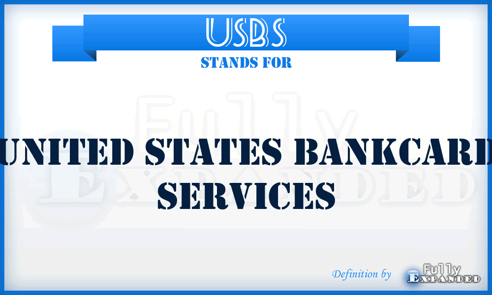 USBS - United States Bankcard Services