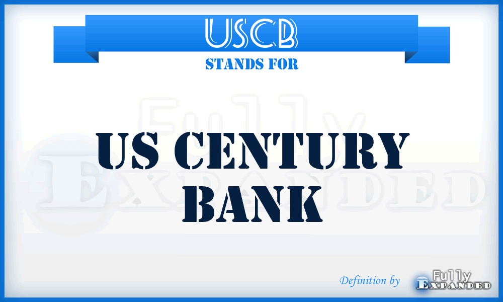 USCB - US Century Bank