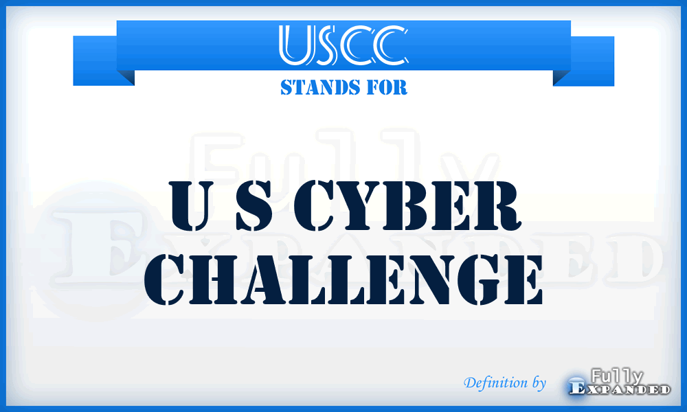 USCC - U S Cyber Challenge