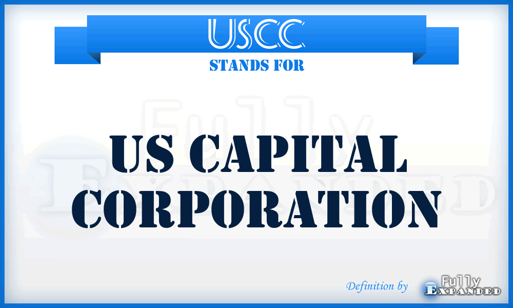 USCC - US Capital Corporation