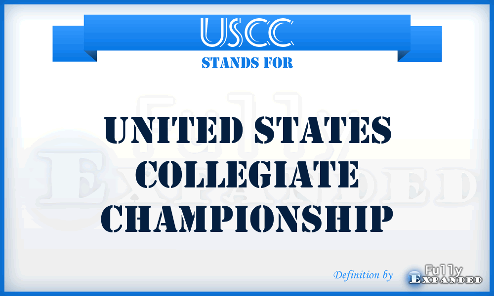 USCC - United States Collegiate Championship