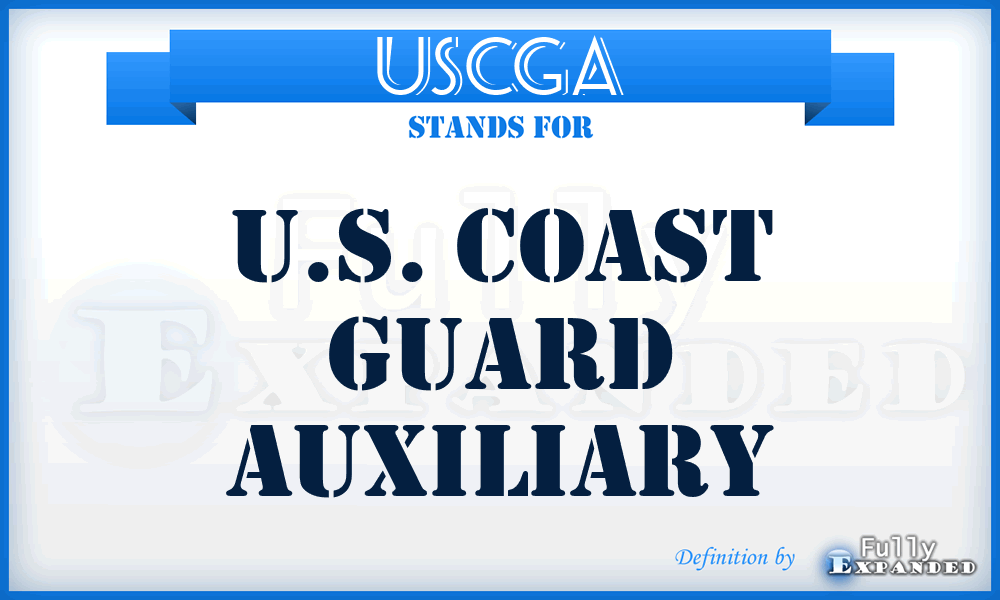 USCGA - U.S. Coast Guard Auxiliary