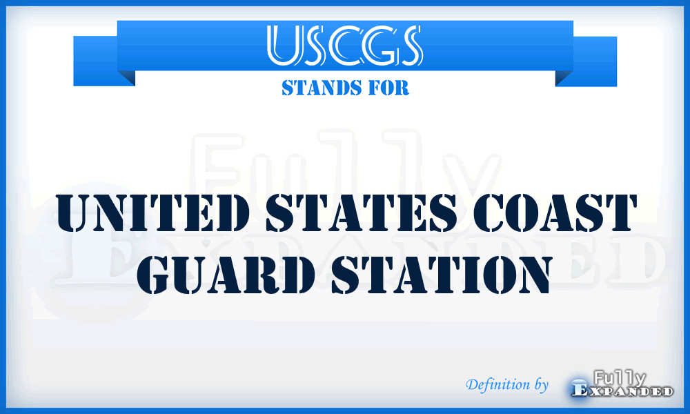 USCGS - United States Coast Guard Station