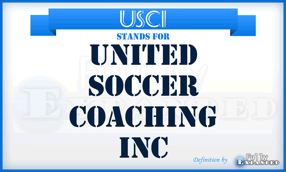 USCI - United Soccer Coaching Inc
