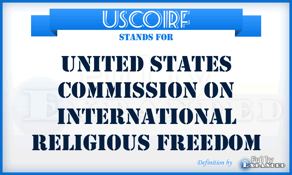 USCOIRF - United States Commission On International Religious Freedom