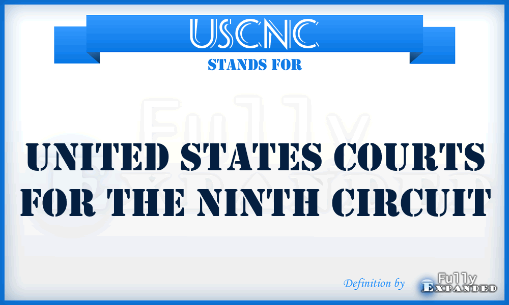 USCNC - United States Courts for the Ninth Circuit