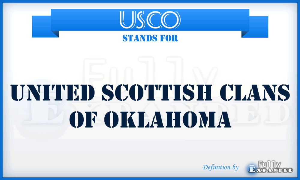 USCO - United Scottish Clans of Oklahoma