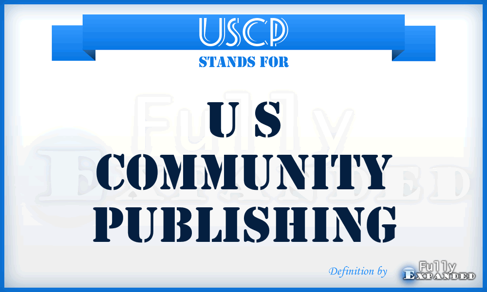 USCP - U S Community Publishing