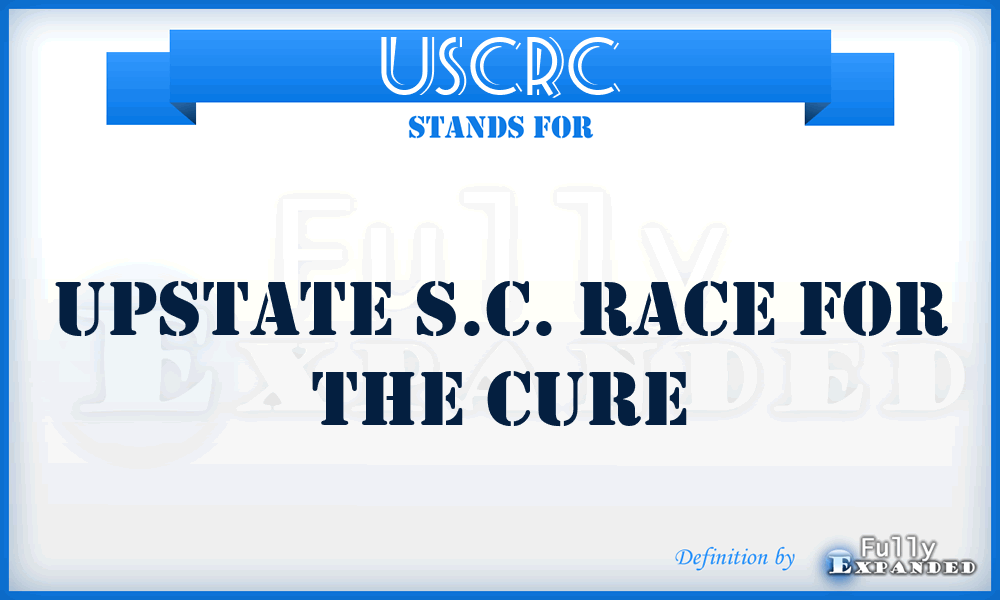USCRC - Upstate S.C. Race for the Cure