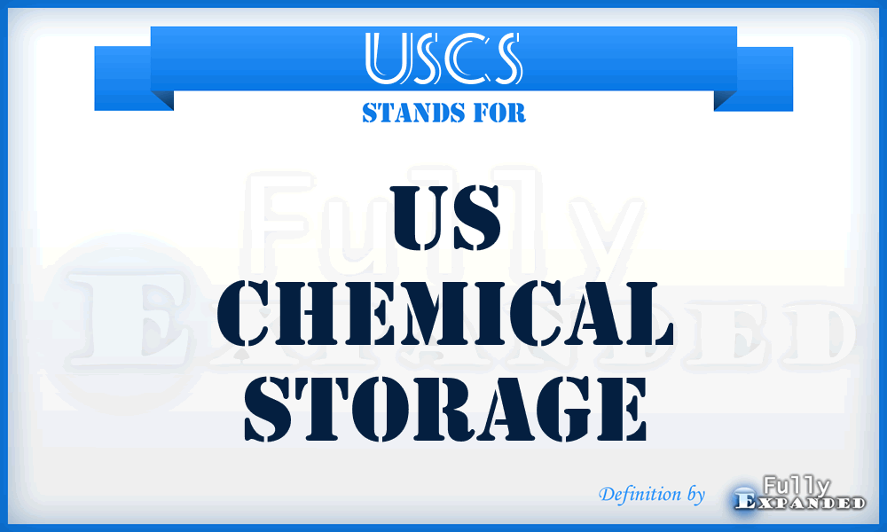 USCS - US Chemical Storage