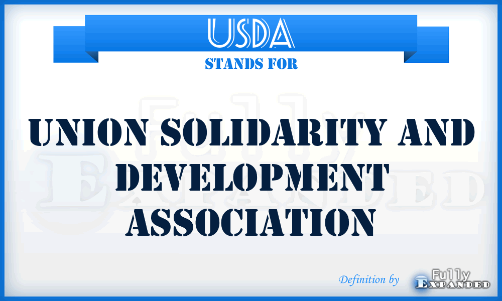USDA - Union Solidarity And Development Association