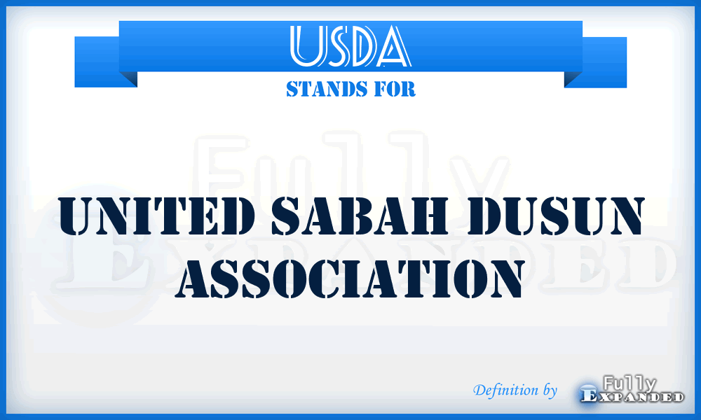 USDA - United Sabah Dusun Association