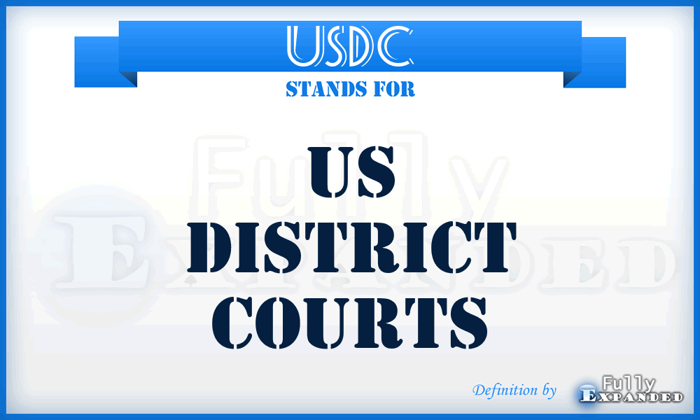 USDC - US District Courts