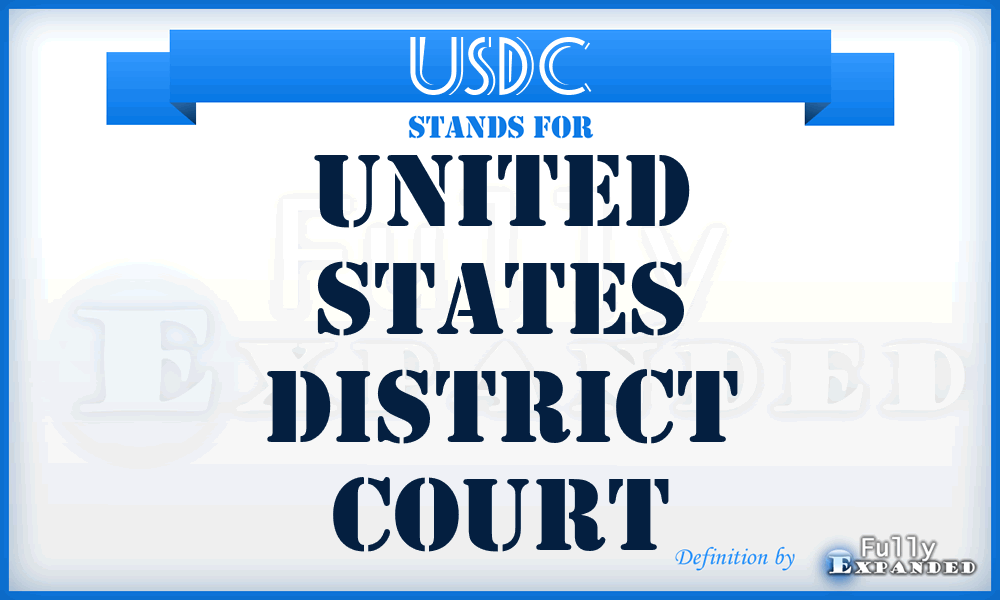 USDC - United States District Court