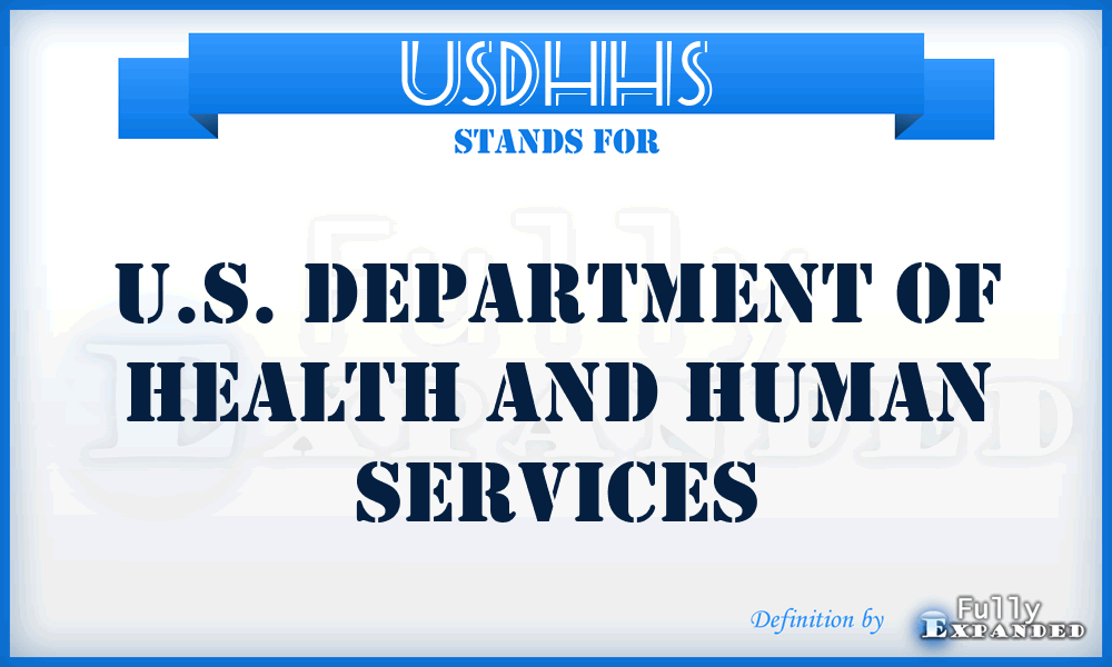 USDHHS - U.S. Department of Health and Human Services