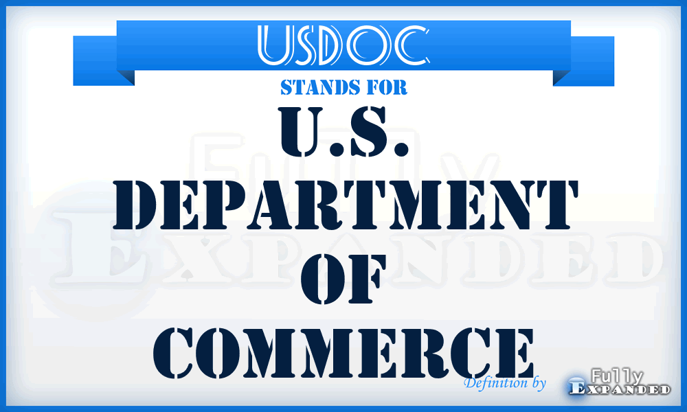 USDOC - U.S. Department of Commerce