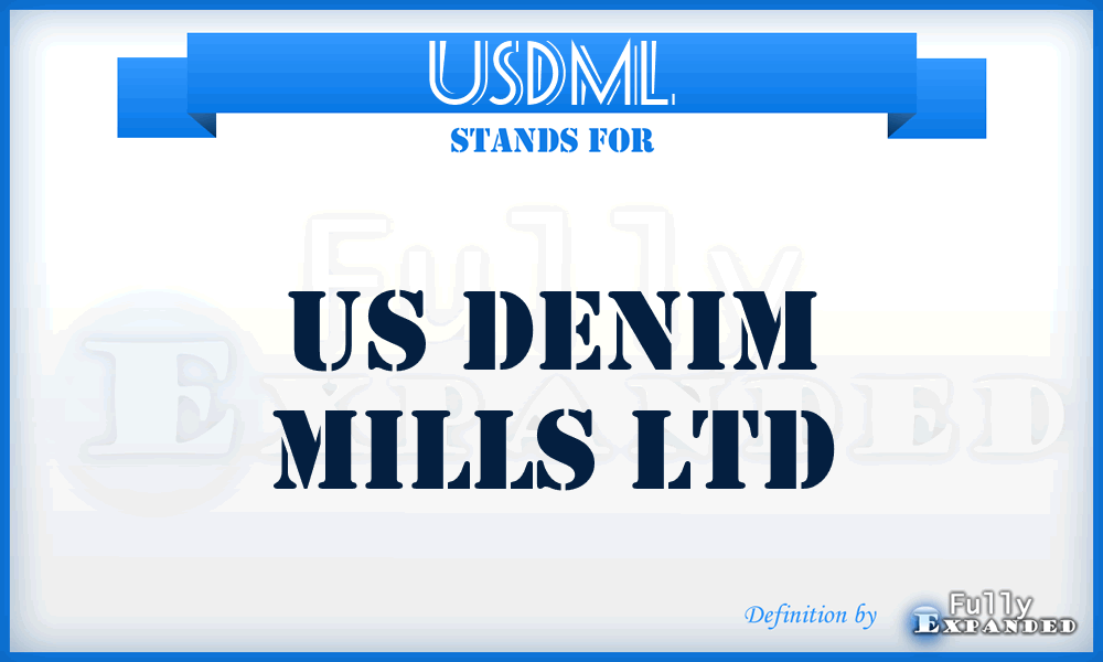 USDML - US Denim Mills Ltd