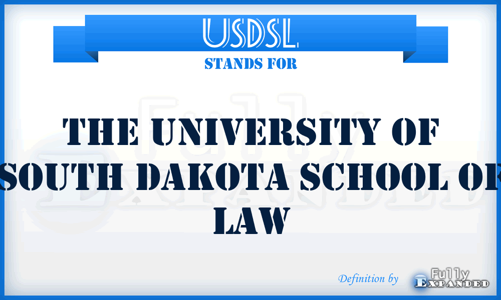 USDSL - The University of South Dakota School of Law