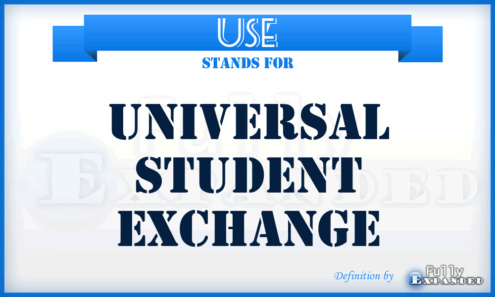 USE - Universal Student Exchange