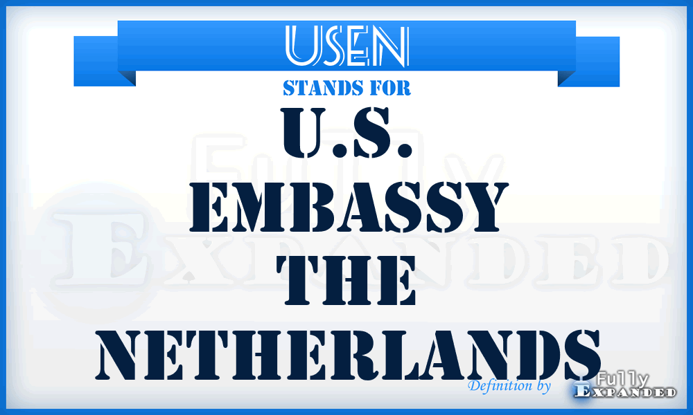 USEN - U.S. Embassy the Netherlands