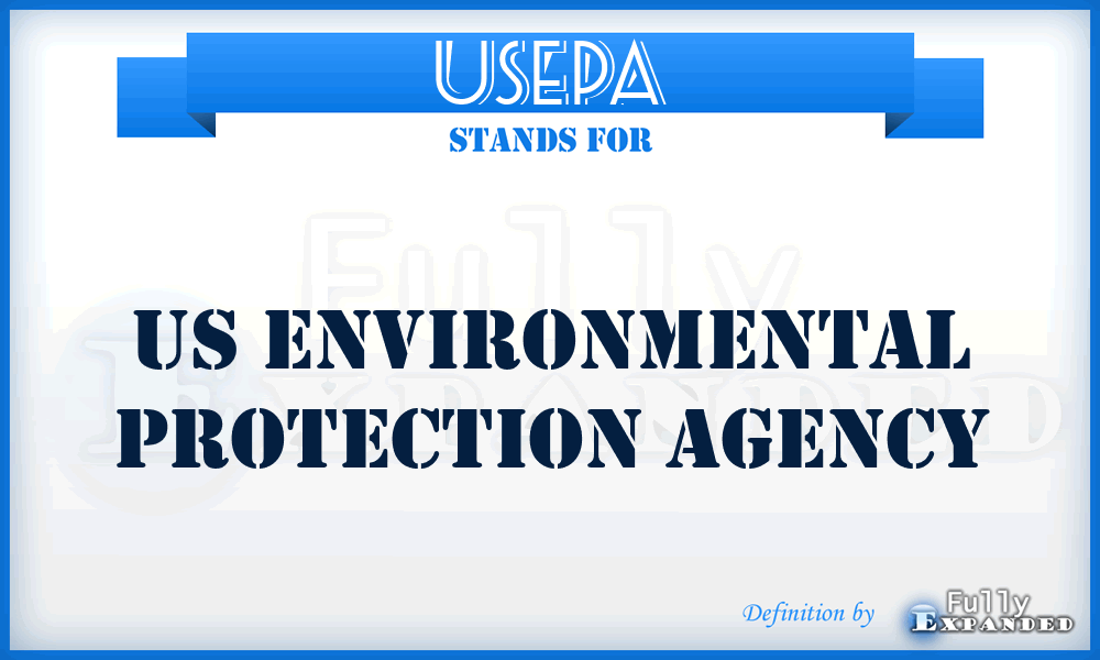 USEPA - US Environmental Protection Agency