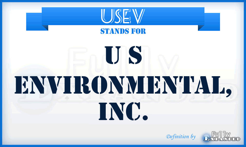 USEV - U S Environmental, Inc.