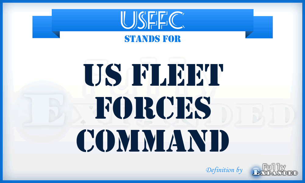 USFFC - US Fleet Forces Command
